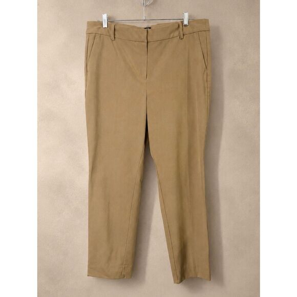 J. Crew Factory Pants - J.Crew Factory Ruby Crop Pant in Camel Tan | Size 14